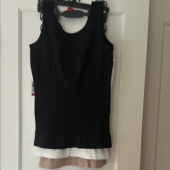 Skinnygirl Women's Tank Top Set of - Black, White, Tan - Picture 5 of 5